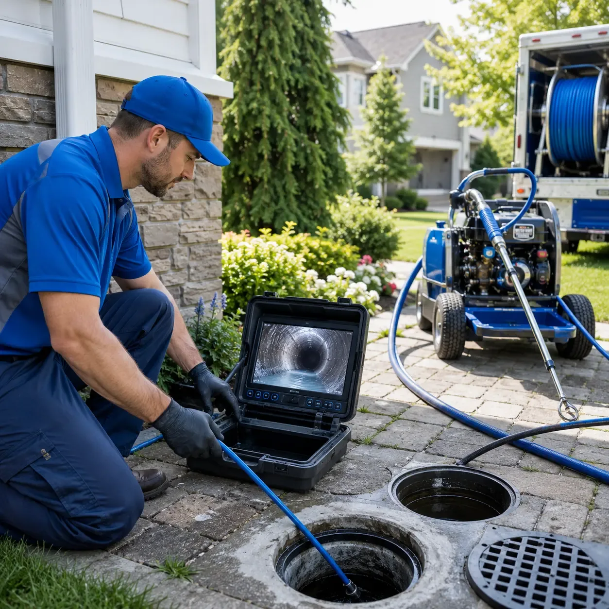 Outdoor drain cleaning professionals serving Menomonie, WI